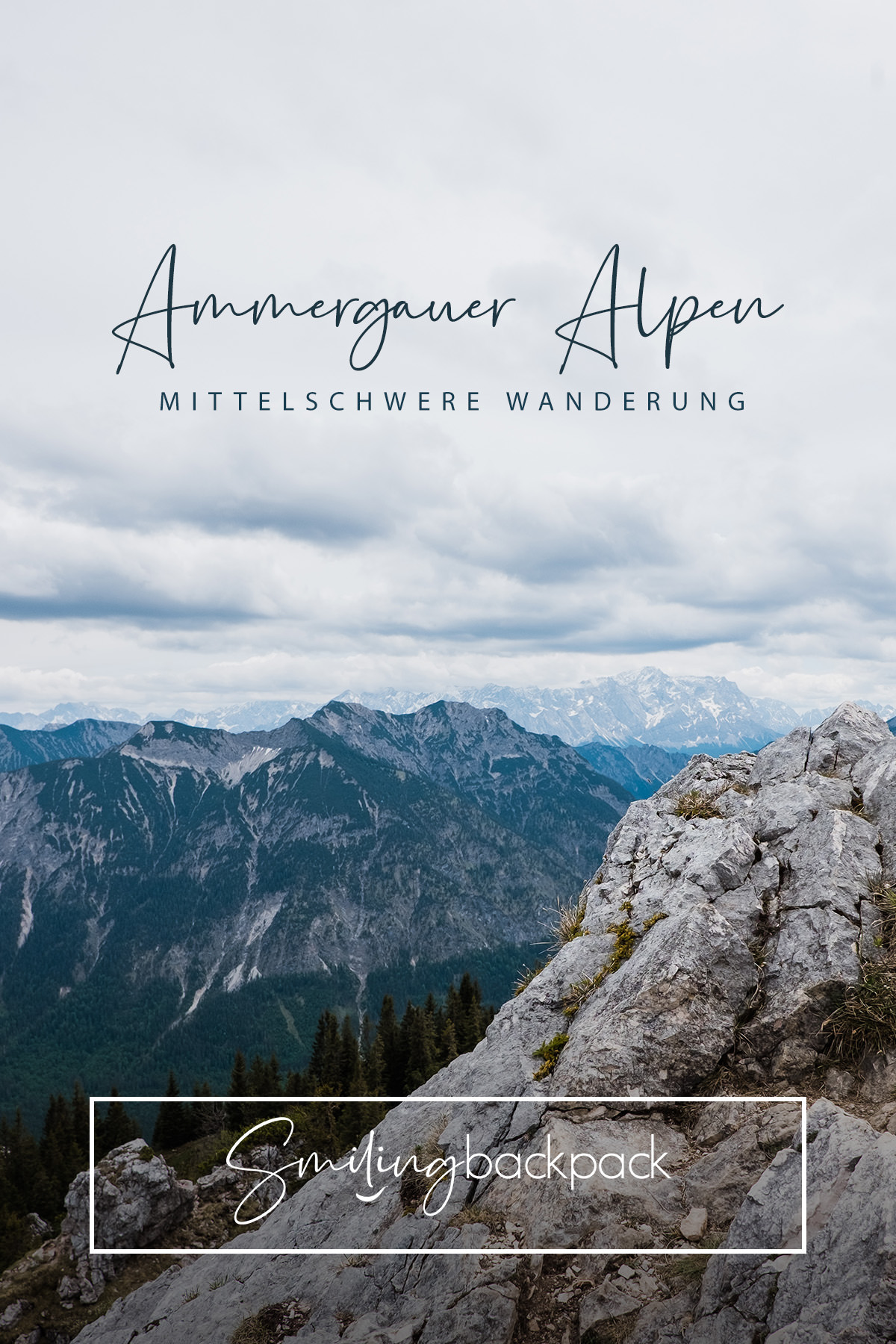 Wanderung in den Ammergauer Alpen - Route