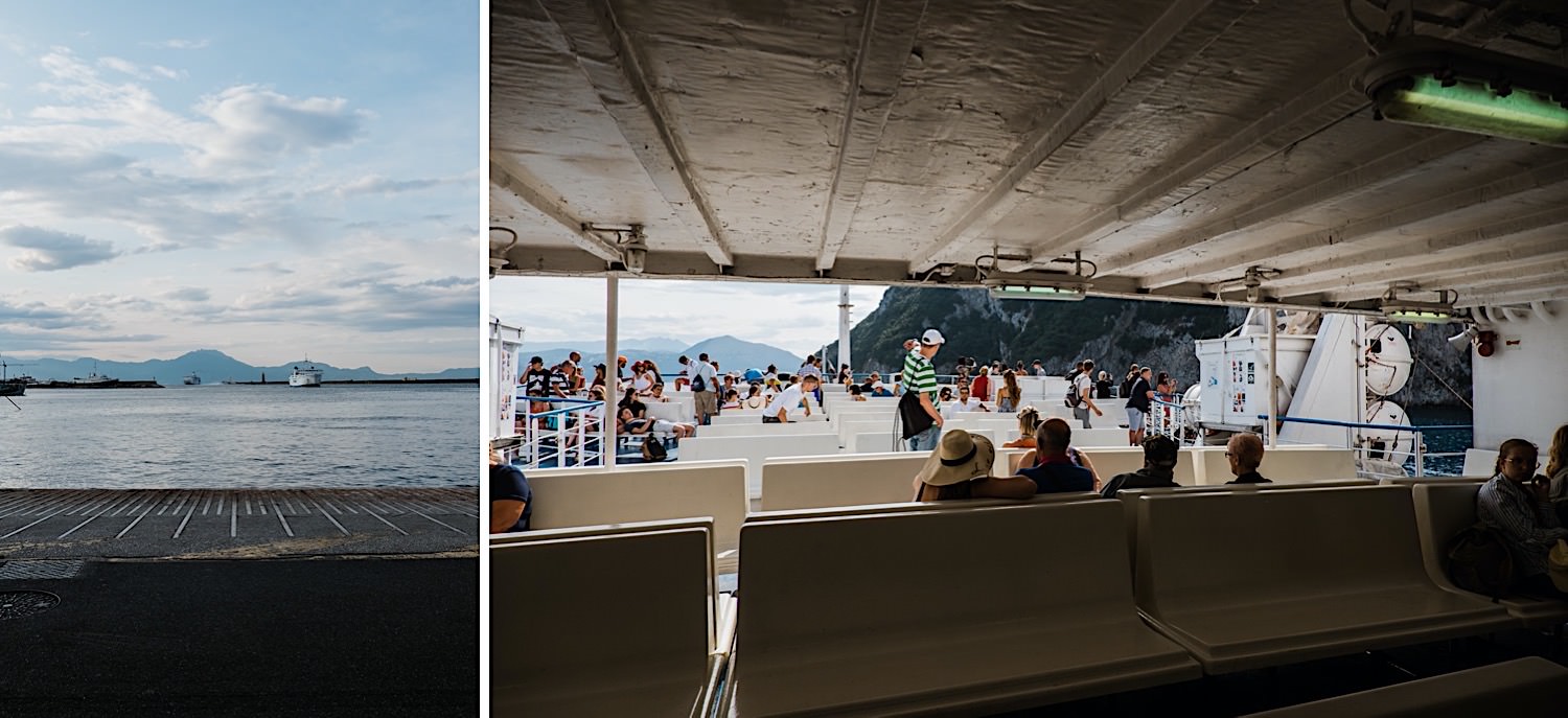 Anreise nach Capri mit dem Boot