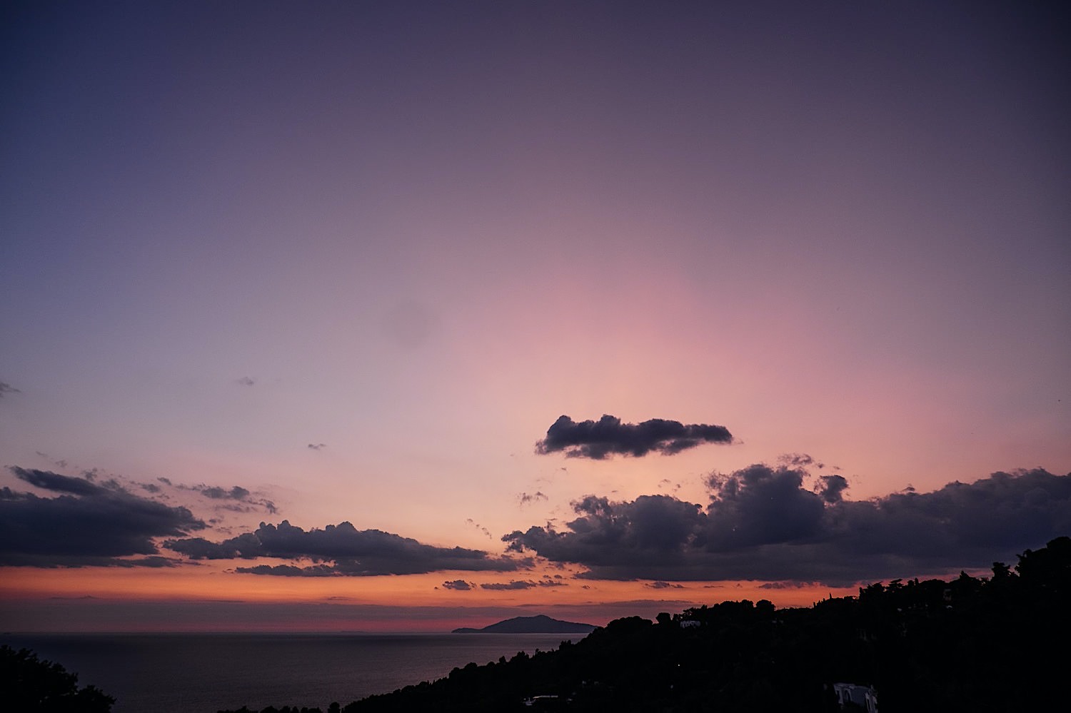 Sonnenuntergang auf Capri