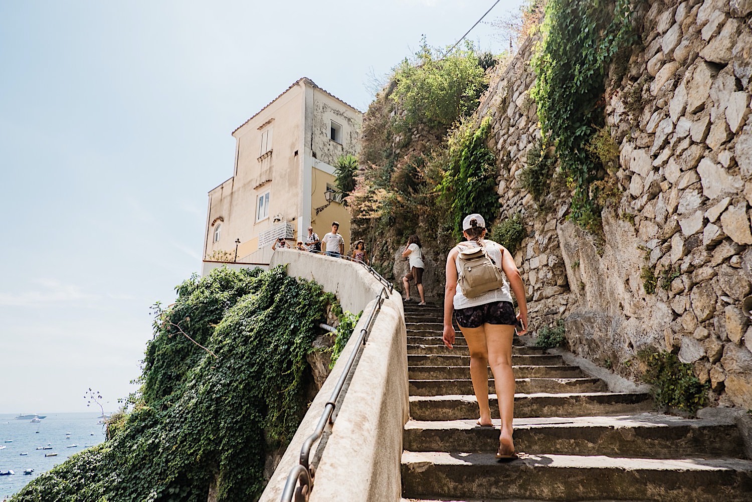Wanderung durch Positano