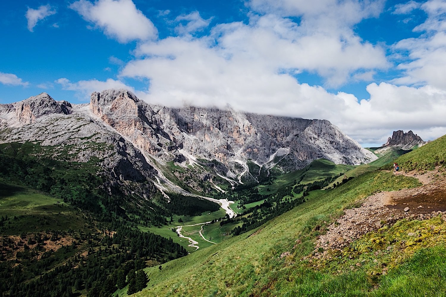 Wandern auf der Seiser Alm
