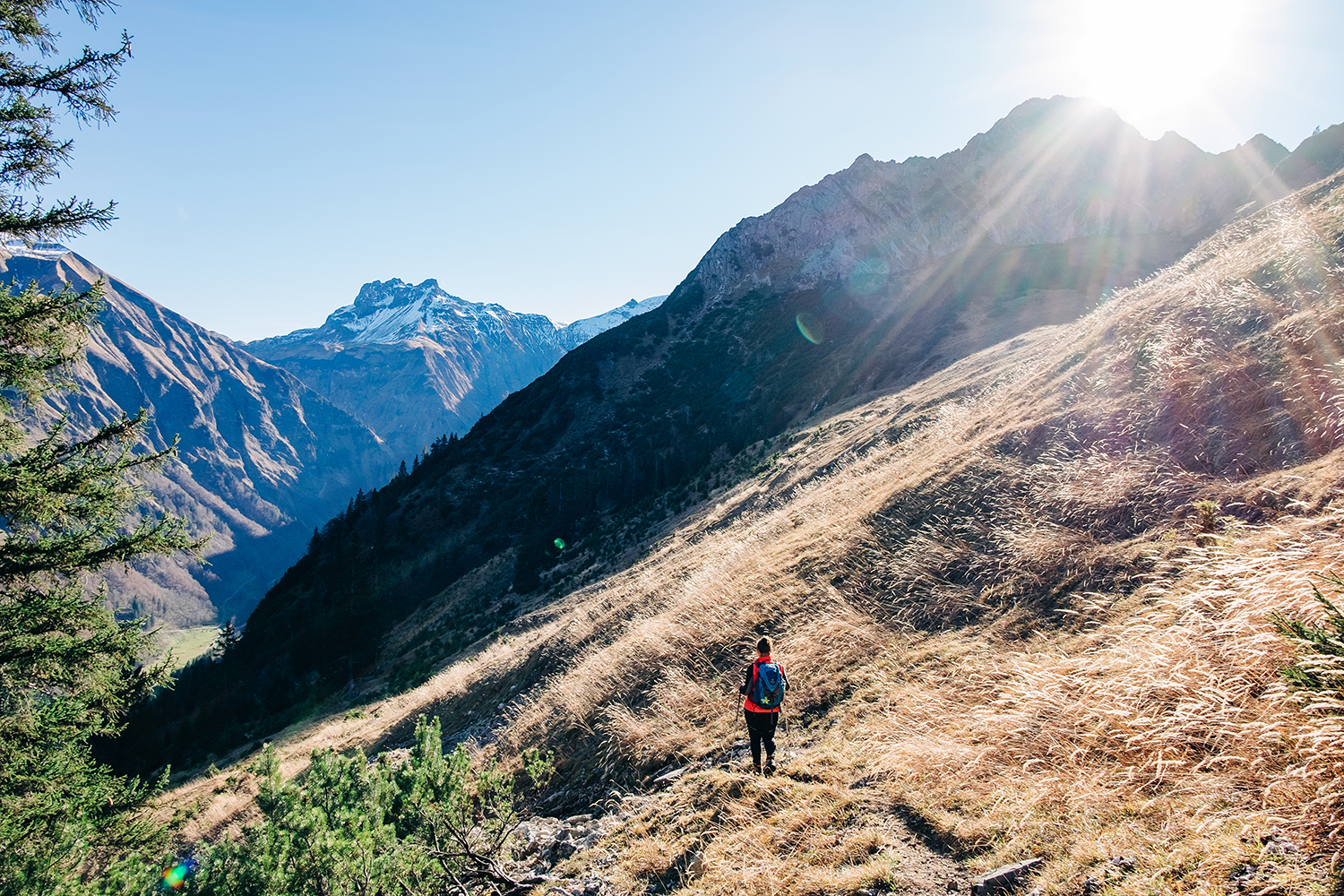 Als frau alleine wandern