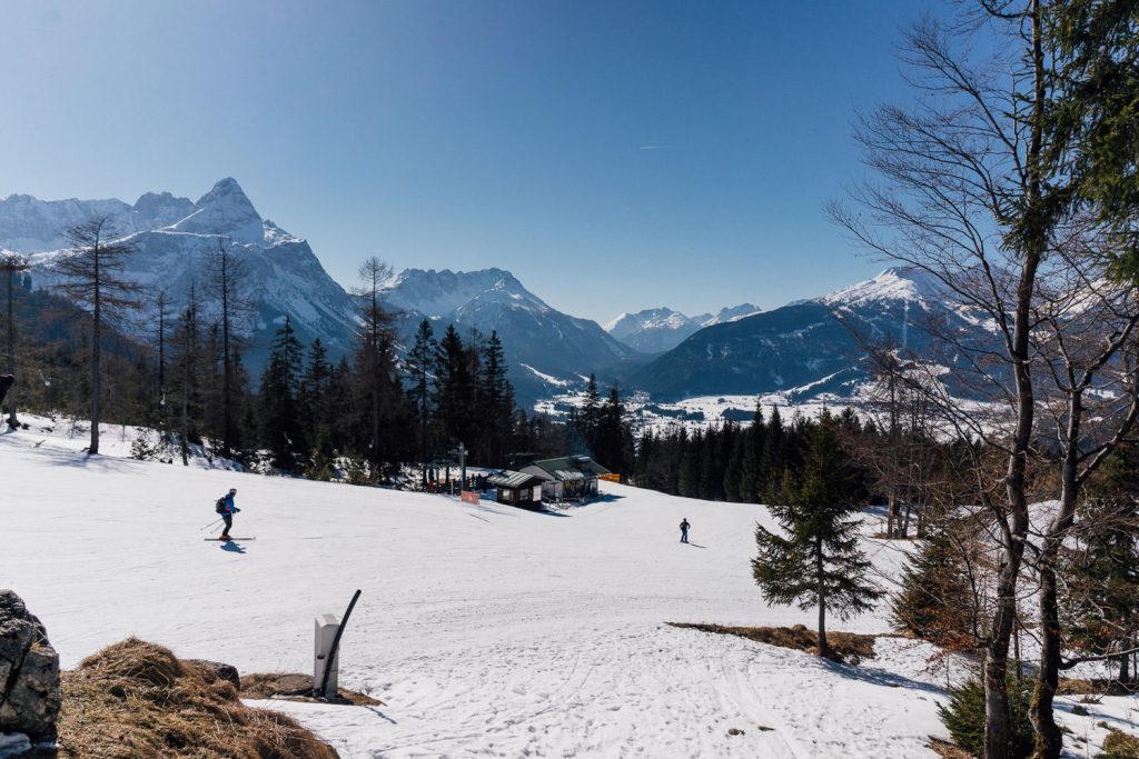 Blick von der Gamsalm in Ehrwald
