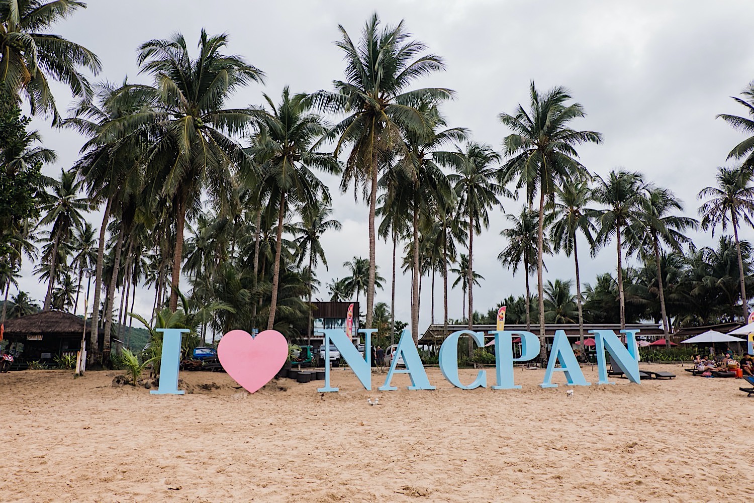 Nacpan Beach auf den Philippinen
