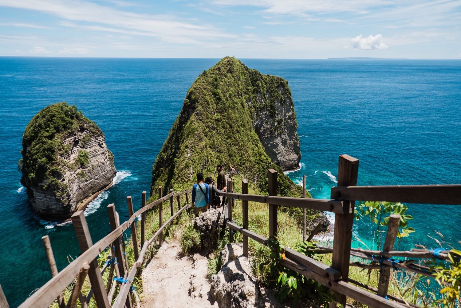 Route für backpacking auf Bali