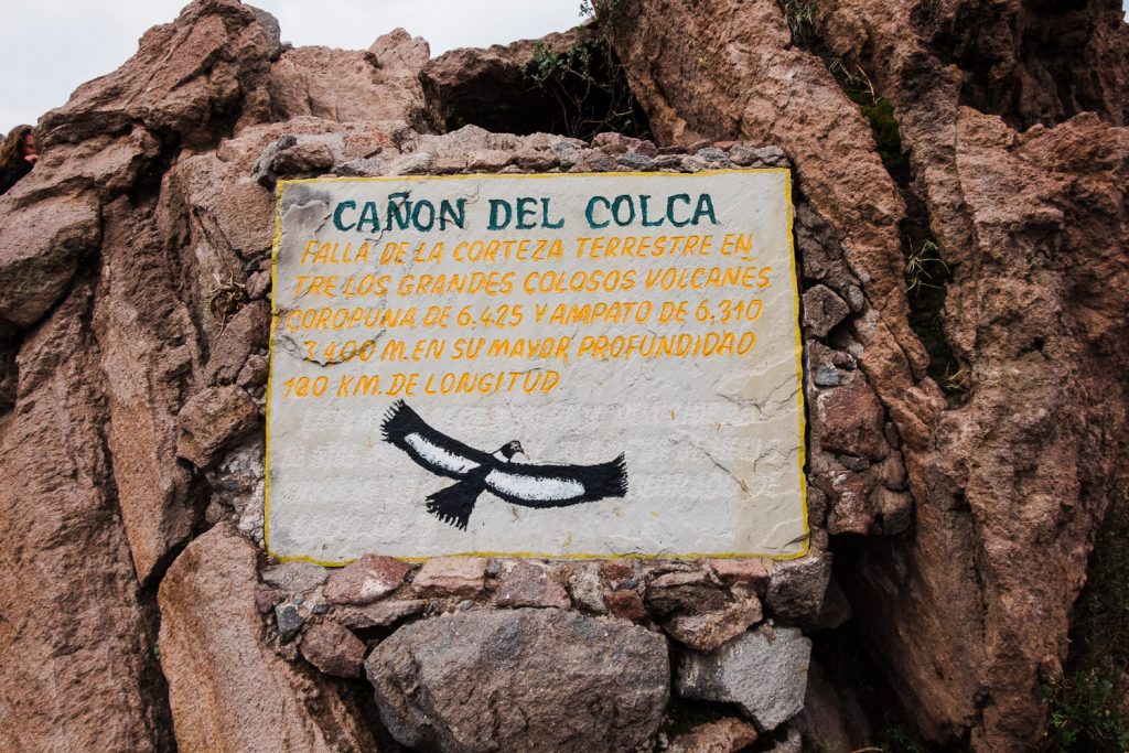 Colca Canyon in peru